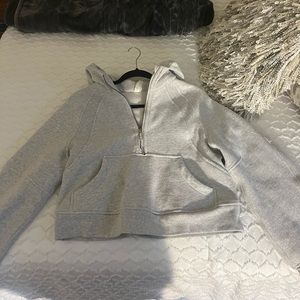 Lululemon scuba hoodie cropped quarter zip